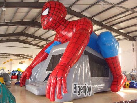 Daily Spider-Plush on Twitter: "Spider-Trampolines Submission by @EARTH_6799… " Spider Plush, Huge Spiders, Big Spiders, Inflatable Bounce House, Bouncy Castle, Trampolines, Bounce House, Spiderman, Twitter