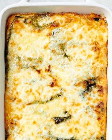 Poblano Chile Relleno Casserole Pablano Pepper Recipe, Chili Rellenos Casserole Recipe, Stuffed Chili Relleno Recipe, Chile Relleno Casserole Recipe, Poblano Recipes, Chile Relleno Recipe, Rellenos Recipe, Chili Relleno Casserole, Poblano Peppers Recipes