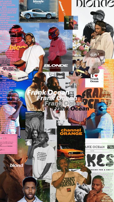 Frank ocean collage Frank Ocean Collage, Ocean Collage, Frank Ocean Wallpaper, Ocean Drawing, Pretty Wallpaper Ipad, Wallpaper Notebook, Ocean Backgrounds, Ocean Photos, Collage Board