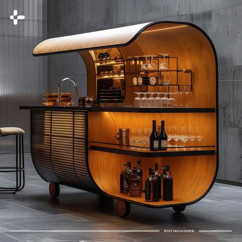 Cart Bar Concepts :: Midjourney :: Behance Mobile Mini Bar, Cart Bar, Beverage Station, Bar Trolley, Drink Station, Bar Counter, Bar Cabinet, Mini Bar, Restaurant Bar