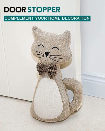 Marwood Cute Door Stopper Decorative Door Stops for Home and Office, Owl Weighted Interior Doorstop Fabric Stuffed Animal Door Stopper Floor Decorative, Stops - Amazon Canada Animal Doorstop, Doorstop Pattern, Cat Doorstop, Office Cat, Interior Design Fabric, Fabric Door, Door Open, Cat Door, Door Stops