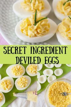 What makes these deviled eggs so special? A secret ingredient! Check out my recipe for secret ingredient deviled eggs to find out what it is. #deviledeggs #MCO Deviled Egg Recipe, Southern Deviled Eggs, Deviled Eggs Recipe Easy, Best Egg Recipes, Devilled Eggs Recipe Best, Devilled Eggs, Best Deviled Eggs, Deviled Eggs Easy, Deviled Eggs Classic