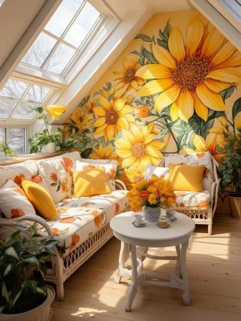 Funky Wall Paint, Malaysia House, Funky Wall Paint Ideas, Wall Paint Ideas, Colourful Interiors, Colors Inspiration, Decor 2024, Creative Spaces, Plants Garden