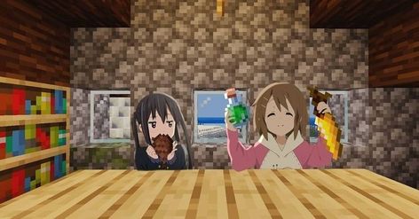 K On Pfp, K-on Icons, Super Cool Stuff, Swag Pics, Minecraft Anime, Minecraft Wallpaper, K On, Rawr Xd, Kawaii Core