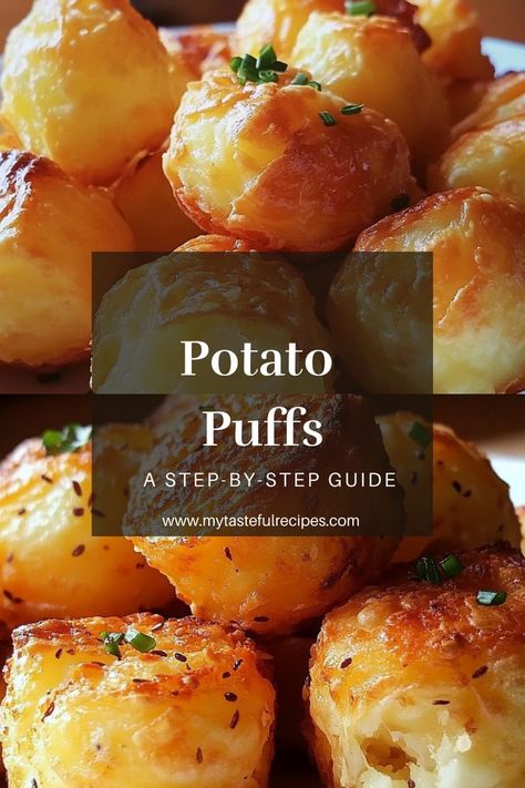 Whip up a batch of these easy homemade Potato Puffs for a crowd-pleasing treat! Crispy on the outside and soft on the inside, these puffs are perfect for parties, game days, or just because. Potato Puffs, How To Make Potatoes, Puff Recipe, Quick Weeknight Dinners, Indulgent Desserts, Perfect Appetizers, Healthy Dishes, Easy Homemade, Just Because