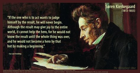 Soren Kierkegaard (Fear and Trembling) on judging yourself by results quotepic Fear Of Judgement Quotes, Fear Of Being Judged, Ernst Junger Quotes, The Sorrows Of Young Werther, Soren Kierkegaard Quotes, Kierkegaard Quotes, Soren Kierkegaard Books, Soren Kierkegaard, Fear And Trembling