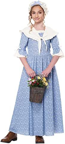 Colonial Dress, California Costumes, Book Week Costume, White Costumes, Village Girl, Laura Ingalls Wilder, Dress With Shawl, Laura Ingalls, Halloween Fancy Dress