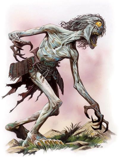 Tigbanua buso (pronounced:/tɪgbɑːnuːɑːbuːsoʊ/tig-ban-oo-ahboo-so4) were a race of vicious and ghoulish creatures native to Kara-Tur. They were the most common type of buso, the only known other type being the victims of their infection, the tagamaling buso.321 1 Description 2 Combat 3 Abilities 4 Behavior 5 Ecology 6 History 7 Lands 8 Notable Tigbanua Buso 9 Appendix 9.1 Background 9.2 Appearances 9.3 References Standing 7 feet (2.1 meters) tall and emaciated, weighing only 140 pounds (64 kilogr Wayne Reynolds, Rpg Monsters, Creature Reference, Philippine Mythology, Animal Intelligence, Strange Creatures, Neverending Story, D D Monsters, Dnd Monsters