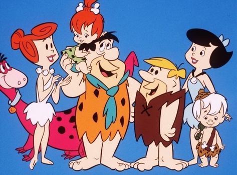 Cartoon Characters Names, Flintstone Cartoon, Hanna Barbera Cartoons, The Flintstones, Morning Cartoon, The Jetsons, Classic Cartoon Characters, Saturday Morning Cartoons, Family Costumes