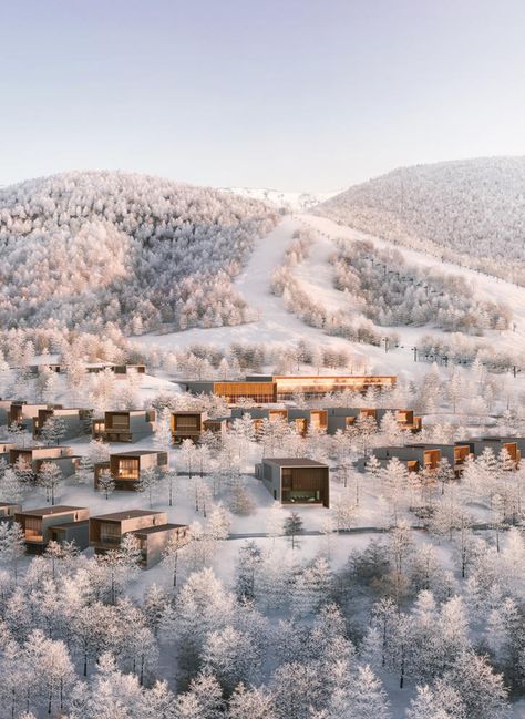 Aman Niseko – Hokkaido Wellness Resort Coming Soon, Japan – Aman Spa Reception Area, Japan Skiing, Alpine Hotel, Unique Resorts, Resort Luxury, Mountain Hotel, Resort Architecture, Hills Resort, Wellness Resort