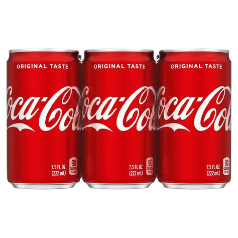 Price:$5.99! Coca-Cola Soda 3 for $9.98 Soda Labels, Coca Cola Mini, Coca Cola Brands, Coca Cola Can, Diet Pepsi, Caffeine Content, Coke Cola, Coke Cans, Pepsi Cola