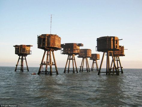 Maunsell Forts, Hotel Planner, London Blitz, Kent Coast, Water Towers, Civil Defense, Heritage Museum, Interesting Buildings, Amazing Spaces