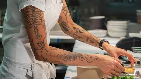 Kristen Kish, Tattoo Design Ideas, Chef Life, Neck Tattoo, Tattoo Design, Cool Tattoos, Tattoo Ideas, Design Ideas, I Hope