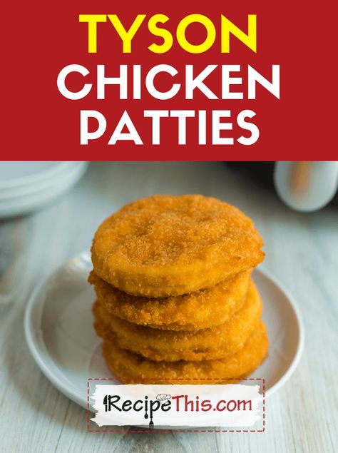 Tyson Chicken Patties Chicken Patties In Air Fryer, Tyson Chicken Patties, Desi Kitchen, Chicken Patty Recipes, Air Fryer Dinner, Baked Breaded Chicken, Tyson Chicken, Recipes Using Bananas, Air Fryer Cooking Times