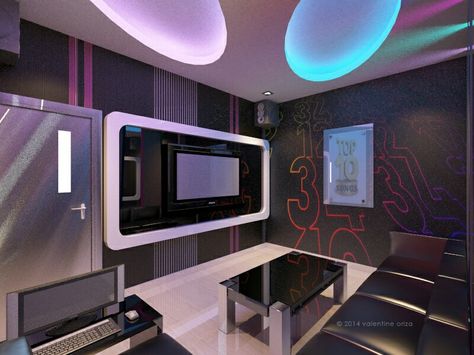 Karaoke Room Design Home Karaoke Room, Home Karaoke Room Design, Karaoke Room Design, Ruang Karaoke, Room Karaoke, Karaoke Lounge, Home Karaoke, Mini Karaoke, Karaoke Bar