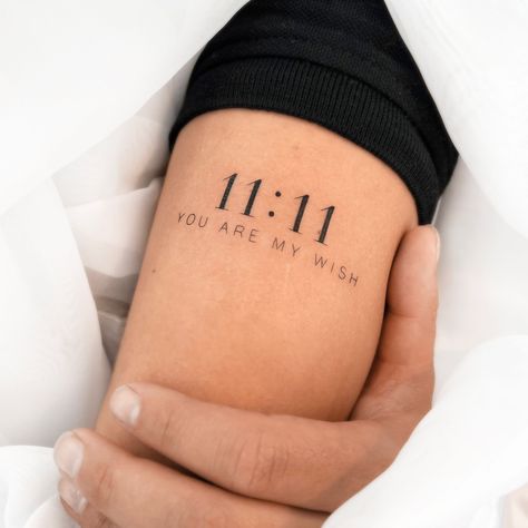 Small tattoos by 1991.ink Tattoo Designs Unique Meaningful, 11 11 Couple Tattoo Ideas, 11 11 Tattoo Couples, Tattoos 11:11, 11 11 Tattoo Meaning, Tattoo 11:11 Number, 1111 Tattoo Design, 11:11 Tattoos, 1212 Tattoo