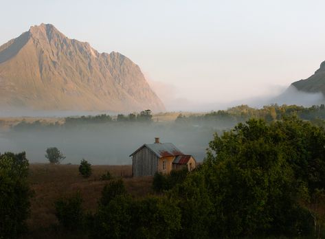 Houses of the Norwegian Countryside on Behance Norwegian Aesthetic, House Blend, Travel Van, The Landscape, Day And Night, Norway, Natural Landmarks, Photography, Travel