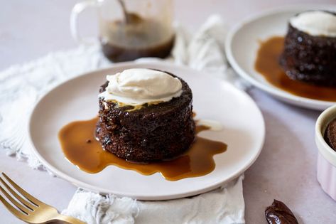 Sticky Toffee Pudding Cake, Live Well Bake Often, Sticky Pudding, Sticky Date Pudding, Date Pudding, British Desserts, Date Cake, Toffee Sauce, Toffee Pudding