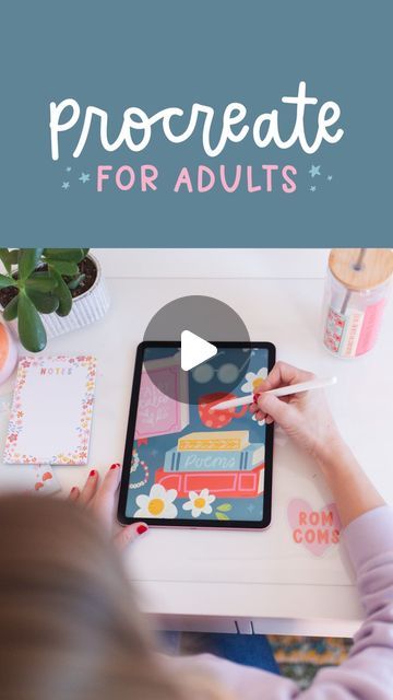 Pippi Post | Bookish Merch ✨ on Instagram: "Want to learn to draw and letter on the iPad!? ✨ I got you!   My new class, Procreate for Adults is here! I’ll teach you all my tips and tricks of my favorite app, procreate!   Lessons are in video format and you can do them at your own speed, on your own time!   Comment DRAW below and I’ll send you the link to the class and EARLY BIRD PRICING too! 🙌  So excited to draw with you 🥰" Procreate Lessons, Bookish Merch, New Class, Early Bird, The Class, I Got You, Learn To Draw, So Excited, Tips And Tricks