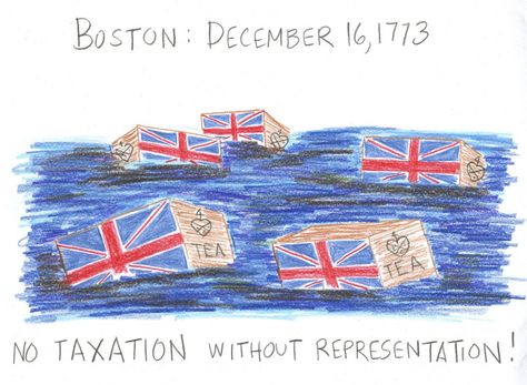 Boston Tea Party Drawing | Fun Family Crafts Boston Tea Party Drawings, Boston Tea Party Project, Tea Party Activity, 1st Grade History, Tea Party Drawing, American Revolution Projects, Middle School Social Studies Classroom, Recycled Crafts For Kids, Party Drawing