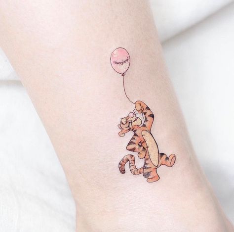 Cute Tigger Tattoo Hello.tattoo Tigger Tattoo, Winnie The Pooh Tattoo, Pooh Tattoo, Winnie The Pooh Tattoos, Tattoo Diy, Sticker Tattoo, Mouse Tattoos, Tattoo Temporary, Winnie The Pooh Tigger