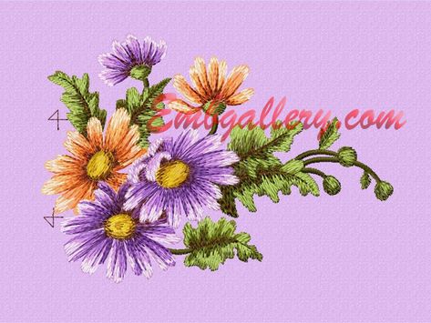 Machine Embroidery Design, Shopping Cart, Machine Embroidery Designs, Embroidery Design, Machine Embroidery, Embroidery Designs, Daisy, Embroidery, Tattoos