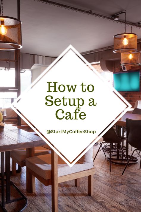 Equipment For Coffee Shop, Farmhouse Coffee Shop Ideas, Coffee Bistro Ideas, Opening A Cafe Checklist, Opening A Coffee Shop Business, How To Start A Cafe Business, Coffee Bar Design Coffeehouse, Cute Tea Shop, Tiny Coffee Shop Design