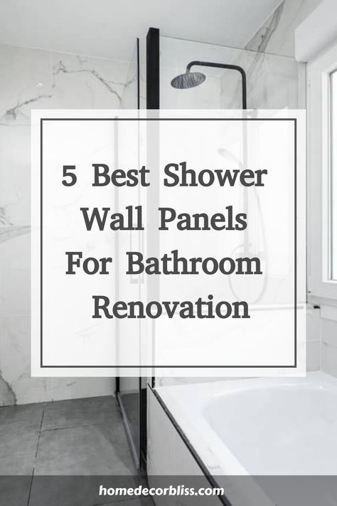 Revitalize your bathroom space with a brand-new look and ambiance. When planning your renovation, don't overlook the importance of choosing the perfect shower wall panels that align with your style and requirements. The market offers an array of options, making it challenging to decide which one is right for you... Waterproof Shower Wall Panels, Cultured Marble Shower Walls, Laminate Wall Panels, Acrylic Shower Walls, Marble Shower Walls, Shower Makeover, Waterproof Wall Panels, Acrylic Wall Panels, Bathroom Shower Panels