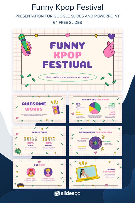 Kpop Presentation Ideas, Kpop Ppt Template, Canva Kpop Template, Kpop Powerpoint, Cute Ppt Template, Kpop Presentation, Kpop Festival, Simple Powerpoint Templates, Ppt Template Design