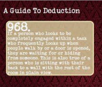 A Guide To Deduction, Detective Skills, The Science Of Deduction, Reading Body Language, Elementary My Dear Watson, Forensic Psychology, Smart Toys, How To Read People, Survival Life Hacks