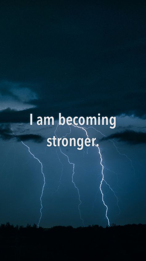 I am becoming stronger. From the I am app: https://iamaffirmations.app I Will Come Back Stronger Quotes, For When I Am Weak Then I Am Strong, Getting Stronger Quotes, Stronger Quotes, Become Stronger, I Am Strong, My Struggle, You Matter, Strong Quotes