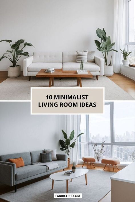 Create a cozy space in a small living room with minimalistic principles. Utilize natural light and comfortable furniture for a welcoming ambiance. https://fabricerie.com/minimalist-living-room/ Style A Living Room, Minimalist Living Room Ideas, Living Room Minimalist, Room Minimalist, Rustic Industrial Decor, Minimalist Apartment, Comfortable Furniture, Minimalist Furniture, Multifunctional Furniture