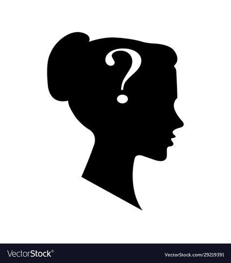 Question Mark Icon, Mark Icon, Female Face, Watch Wallpaper, Blonde Women, Woman Silhouette, Question Mark, Girl Face, Woman Face