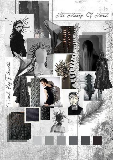 Fashion Design Portfolio – Fashion Concept Board - davidreed.co Fashion Concept Board, Mood Board Layout, Fashion Design Inspiration Board, Mood Board Fashion Inspiration, Fashion Sketchbook Inspiration, Fashion Design Inspiration, Fashion Portfolio Layout, Portfolio Fashion, Fashion Illustration Sketches Dresses