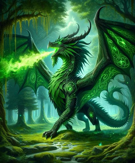 Green Dragon Art, Art Pp, Celtic Dragon Drawing, Emerald Dragon, Legendary Dragons, Mythical Dragons, Dragon Artwork Fantasy, Celtic Dragon, Komodo Dragon