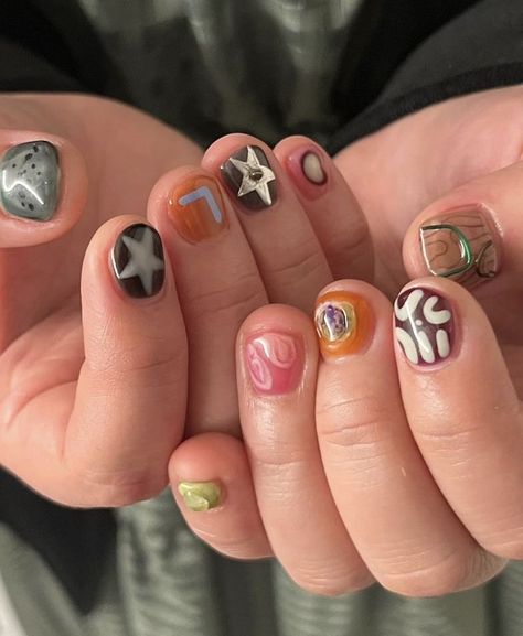 Mens Nails, Hippie Nails, Minimal Nails, Grunge Nails, Pretty Gel Nails, Nails Only, Soft Nails, Minimalist Nails, Dream Nails