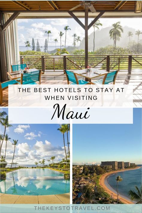 The Best Hotels to Stay At When Visiting Maui Haleakala Sunrise, Wailea Maui, Maui Hotels, Kaanapali Beach, Trip To Maui, Dream Hotels, Maui Travel, Best Snorkeling, Maui Vacation