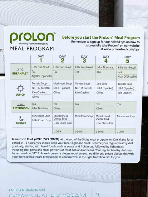 Diy Prolon Fasting Mimicking Diet, Fasting Mimicking Diet Plan Diy, Prolon Diet Before And After, Prolon Diet, Prolon Fasting Mimicking Diet, Fmd Diet, Fasting Mimicking Diet, Diet Schedule, 5 Day Fast