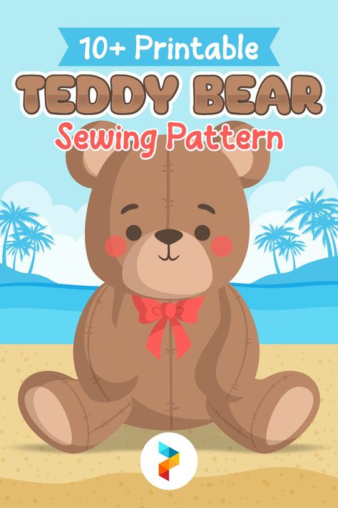 Diy Felt Bear Free Pattern, Free Teddy Bear Sewing Patterns Easy, Simple Teddy Bear Sewing Pattern, Teddy Bear Sewing Pattern Free Printable Easy, Free Teddy Bear Pattern Sewing, Easy Teddy Bear Patterns Free Printable, Teddy Bear Template Free Printable, Teddy Bear Sewing Pattern Free Printable, Soft Toy Patterns Free Templates