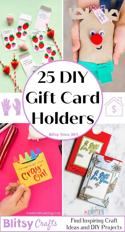 25 DIY Gift Card Holder Ideas (Free Printable Template) Gift Card Holder Template Cricut, Svg Gift Card Holder, Make Gift Card Holder, Homemade Gift Card Ideas, Diy Gift Card Holder Ideas Paper Crafts, Gift Card Envelopes Diy Free Printable, Money Holders Ideas Diy, Paper Gift Card Holder Diy, Gift Card Template Printable Free