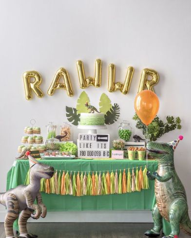 Dinosaur Birthday Party Ideas, 4de Verjaardag, Dinosaur Birthday Party Decorations, Dinosaur Themed Birthday Party, Dino Birthday Party, Dinosaur Theme Party, Dino Birthday, Diy Birthday Decorations, Dinosaur Birthday Party