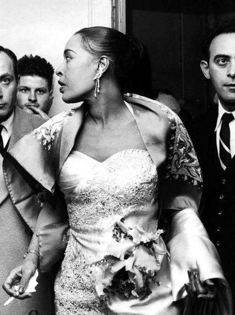 The Real Billie Holiday, Part Three – 1950s - The Syncopated Times Billy Holiday, London November, Lady Sings The Blues, Oh My Goddess, Jeff Buckley, Vintage Black Glamour, Billie Holiday, Louis Armstrong, Jazz Musicians