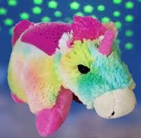 She wants the Pillow pet dream lights unicorn. Unicorn Pillow Pet, Scared Of The Dark, Unicorn Pillow, The Starry Night, Popular Toys, Starry Night Sky, Birthday Wishlist, Christmas Toys, Rainbow Unicorn