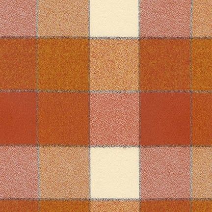 Robert Kaufman Fabrics: SRKF-16425-179 RUST from Mammoth Flannel Kaufman House, Flannel Dog Bandana, Dog Thanksgiving, Paw Design, Indie Sewing Patterns, Robert Kaufman Fabrics, Robert Kaufman, Plaid Fabric, Modern Fabric