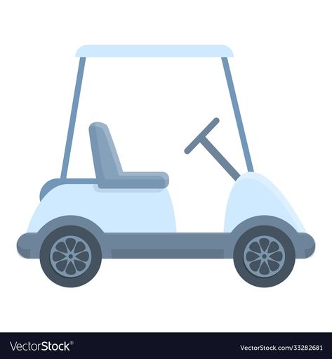 Cartoon Golf Cart, Golf Cart Clip Art, Golf Cart Cartoon, Cart Icon, Golf Car, Car Illustration, Golf Balls, Golf Cart, Golf Carts