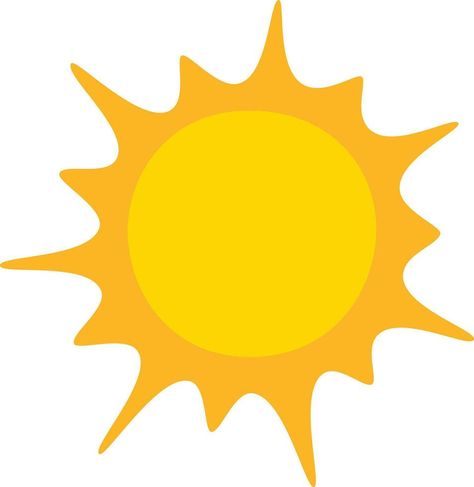 Sun Animated, Sun Vector Illustration, Sun Cartoon, Cartoon Sun, Vector Nature, Sun Illustration, Yellow Sun, Sun Art, Cartoon Pics