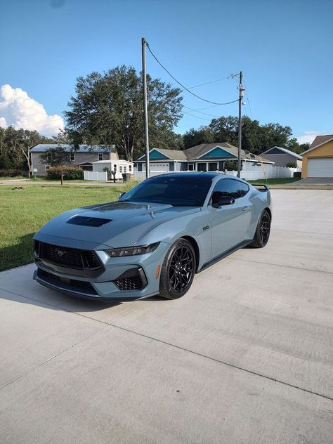 Mustang Fan Club Community | 2024 GT with all the options | Facebook Mustang 2024 Black, Mustang Gt 2024, 2024 Mustang Gt, Gray Mustang, Mustang Wrap, Mustang 2024, 2024 Mustang, Mustang Car Aesthetic, Most Reliable Suv