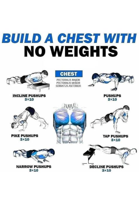 Arm Workout Men, Back Workout Men, Workouts Without Equipment, Chest Workout At Home, Chest Workout For Men, Chest Workout Routine, Home Workout Men, Workout Plan For Men, Workout Men