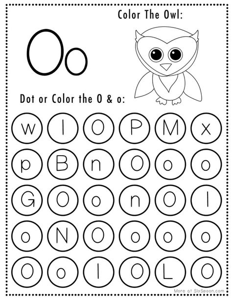 Free Halloween Themed Letter Dotting Worksheets For Letter O - Set includes a variety of Letter O coloring and tracing worksheets. Ideal for homeschoolers & preschool teachers and perfect for Halloween-themed lesson plans! 🍁🖍👻🎨 #Homeschooling #PreschoolEducation #PreKLearning #HalloweenActivities #AlphabetWorksheets #Owl #Printables #Freeprintable #letterO#FreeprintableHalloweenWorksheet #HalloweenWorksheets Letter O Activities, Toddler Homeschool Activities, Letter Recognition Worksheets, Space Crafts For Kids, Alphabet Crafts Preschool, Dot Marker Activities, Free Printable Halloween, Halloween Worksheets, Toddler Education