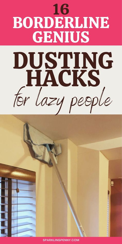 Hate dusting but hate dust even more? I have 16 amazing cleaning tips and tricks to keep dust away so you can breath easier in your home! I also have dust free solutions for those living with pets. Dusting Tips, Happy Homemaking, Dusting Spray, Dust Allergy, Cleaning Tips And Tricks, Diy Cleaning Hacks, Cleaning Techniques, Speed Cleaning, Preventative Health